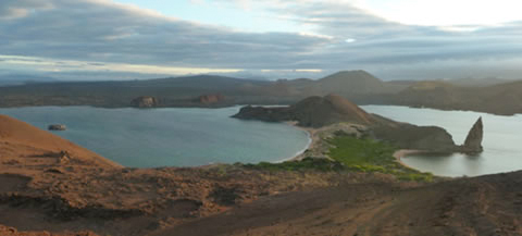 mountains on the Galapagos Island 