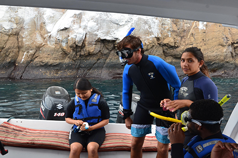 Students Snorkeling 